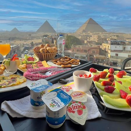 Kafret el-Gabal Steps In Pyramids View酒店 外观 照片