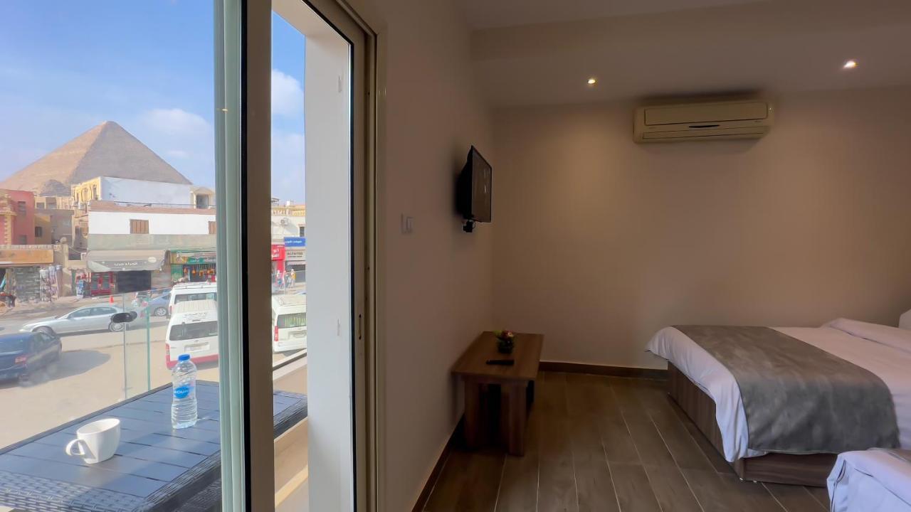Kafret el-Gabal Steps In Pyramids View酒店 外观 照片