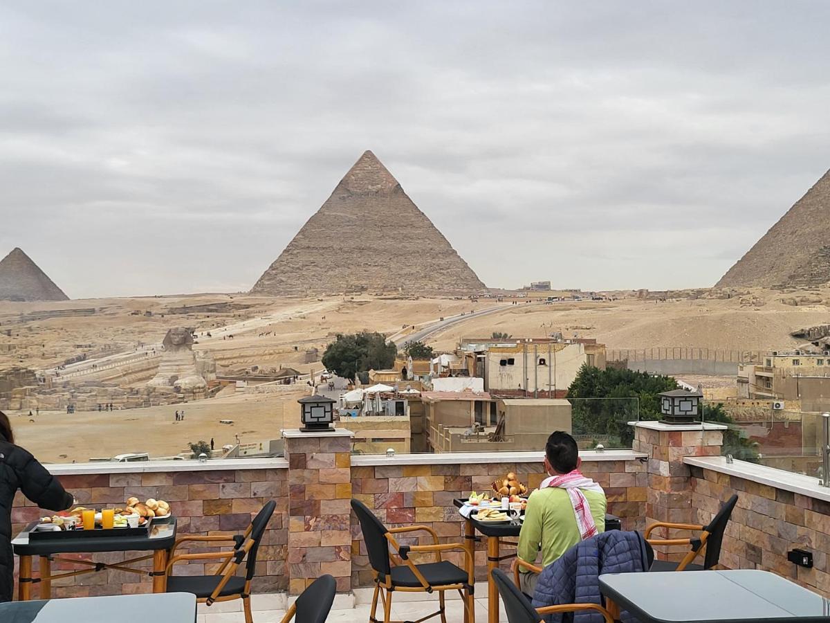 Kafret el-Gabal Steps In Pyramids View酒店 外观 照片
