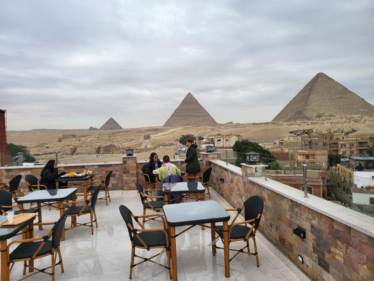 Kafret el-Gabal Steps In Pyramids View酒店 外观 照片
