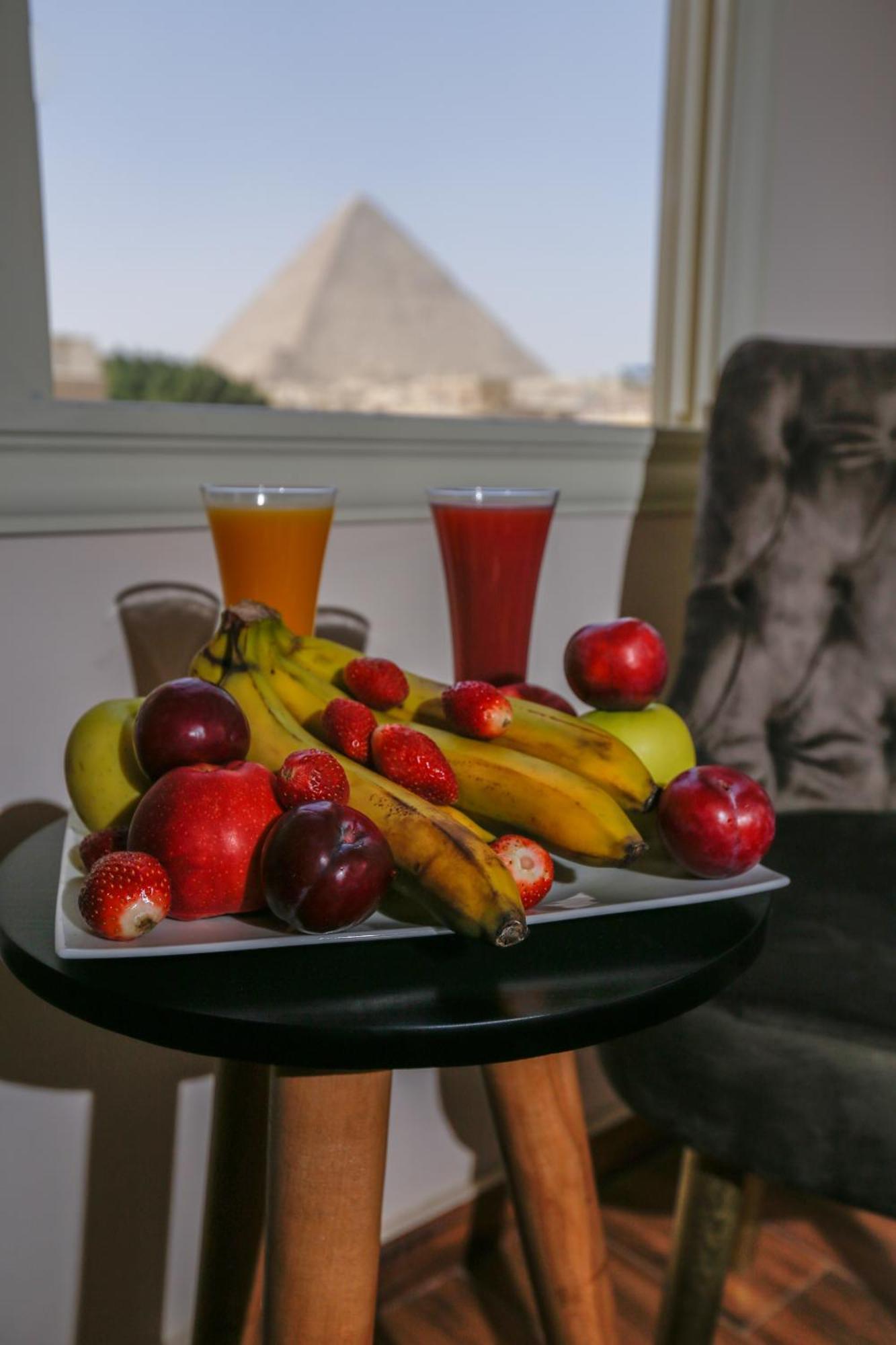 Kafret el-Gabal Steps In Pyramids View酒店 外观 照片